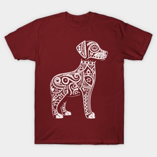 Lino Cut Dog T-Shirt